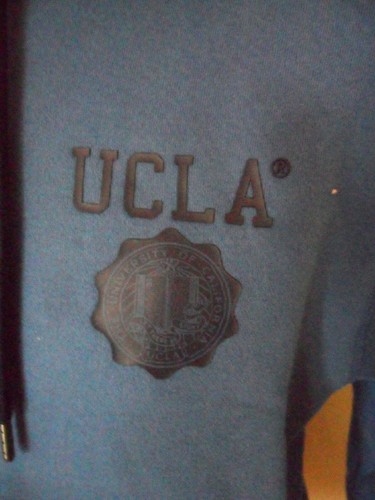 Hooded Zip Up Sweatshirt Blue Men's Size: Large UCLA Woodard - Picture 4 of 5