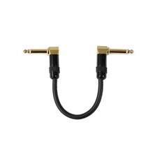 0.5 ft 1/4" TS Right Angle 6 Inch Guitar Petal Cable Effect Patch Cord C27000