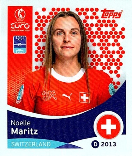 TOPPS UEFA WOMEN´S EURO SWITZERLAND 2025 STICKERS PARTE 1 (1 - 236) - Imagen 33 de 237