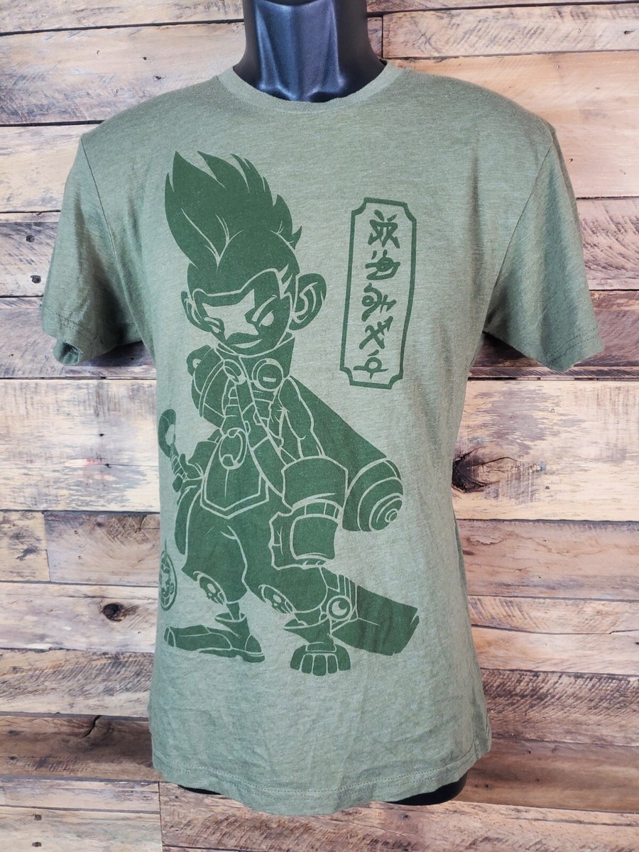 ekko 様 Riot Games Ekko Z-Drive Tee (Unisex) Medium Green Chest 36