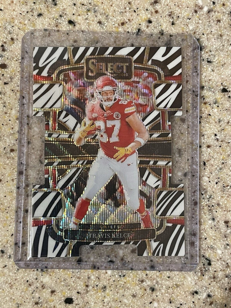 2023/24 Panini Select Football Travis Kelce Zebra SSP | eBay