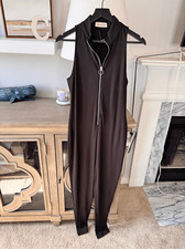 Nicholas Paola Ribbed Bodysuit in Black Size Large