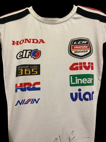 Vintage HONDA LCR MotoGP TEAM Signature Mens t-shirt Cotton Size XS - Picture 3 of 11