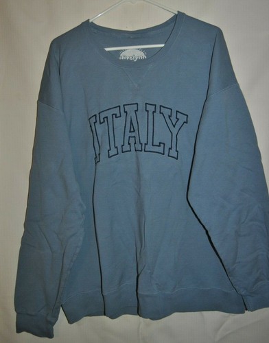 OLIVE LYNN Light Blue Sweatshirt Size 
