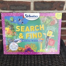 Skillmatics Educational Game Search and Find Write and Wipe Activity Maps