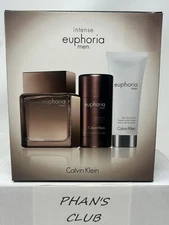 Calvin Klein Euphoria Intense Men's 3-piece Fragrance Set