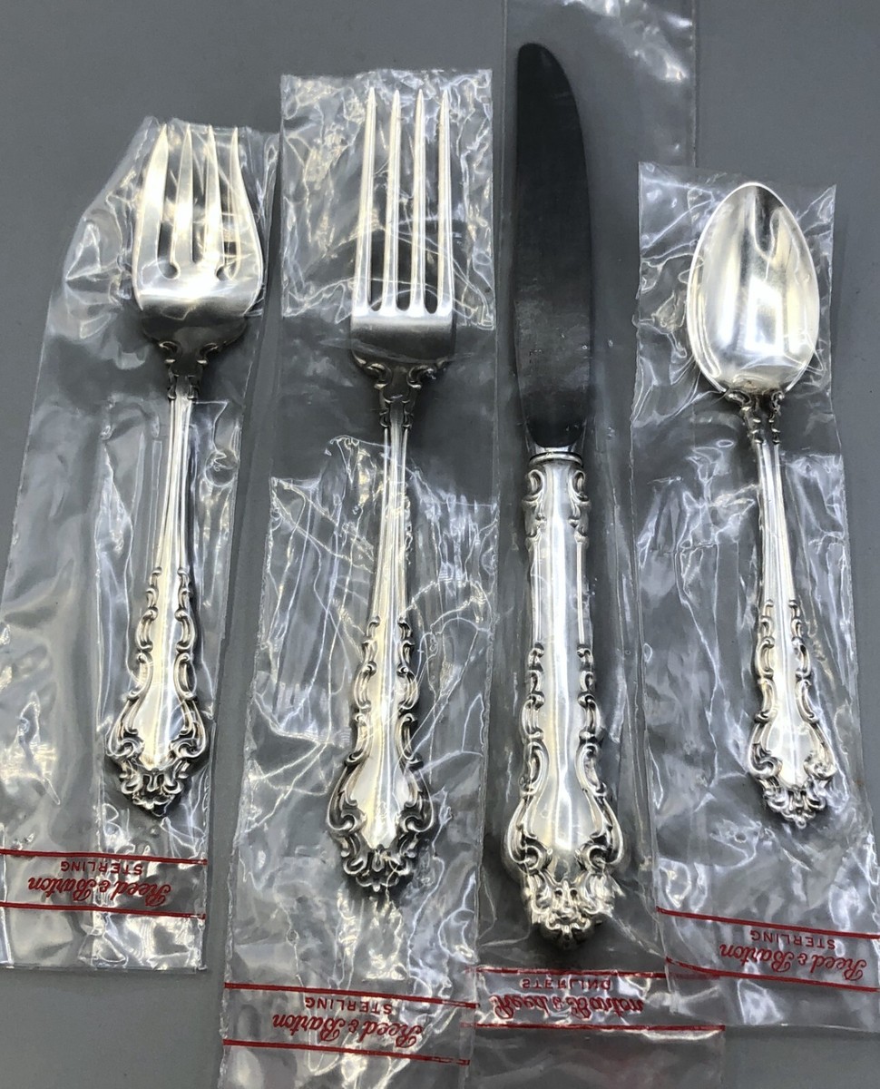 Spanish Baroque- Reed & Barton Sterling Silver 4 pc. Place
