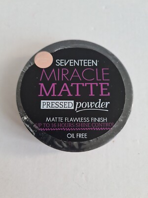 Boots Seventeen 17 NATURAL FAIR Miracle Matte Pressed Powder New Sealed Rare
