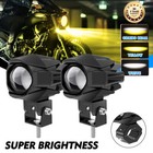 2x Motorcycle LED Auxiliary Fog Spot Light Driving Lamp For BMW F800GS R1200GS