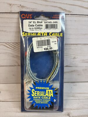7 Pin Serial ATA Cable 24  EL Blue 7 Pin To 7 Pin NEW