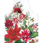 Michel Design Works Chef's Cotton Apron Christmas Bouquet Winter Florals
