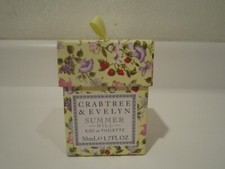 Crabtree Evelyn Summer Hill Eau De Toilette 1.75 oz 50ml Perfume New In BOX