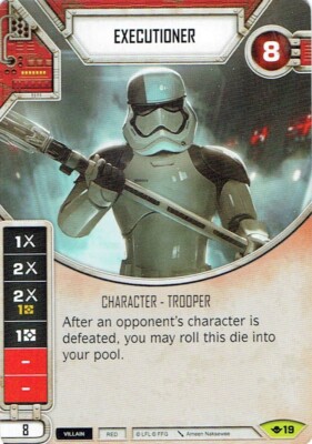 Star Wars Destiny Way of the Force Card + Die RARE - Executioner #19 | eBay