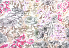 Scarf Shawl Wrap Multicolor Floral Lightweight Modern Art Fringe Festival Boho