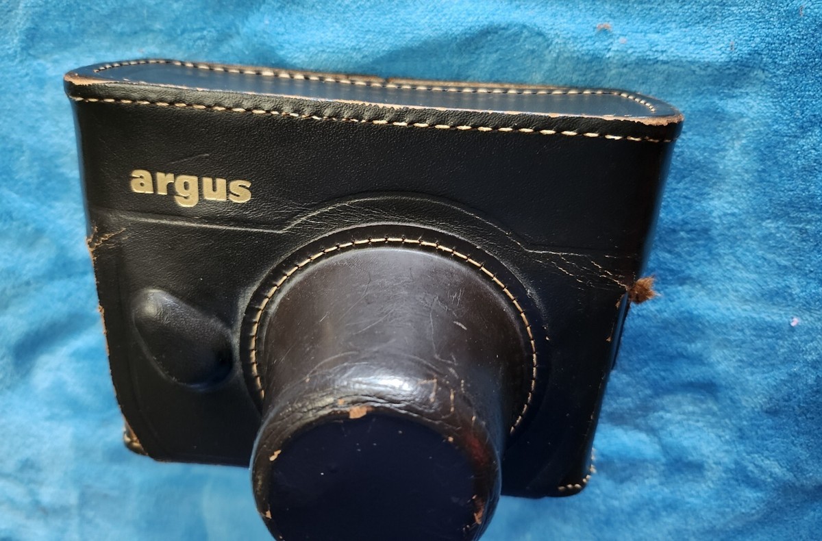argus C3 COATED CINTAR 50MM f/3.5 革ケース付 Vintage Argus C3 f/3.5 lens 50mm Coated Cintar Film Camera