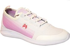 Henselite HL62 Ladies Aviate Lawn Bowls Shoes. White and Pink.  GREAT BUY