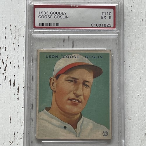 1933 Goose Goslin #110