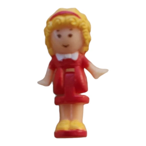 Vintage Polly Pocket Bluebird 1989 Polly's Townhouse Cafe Figure Doll 