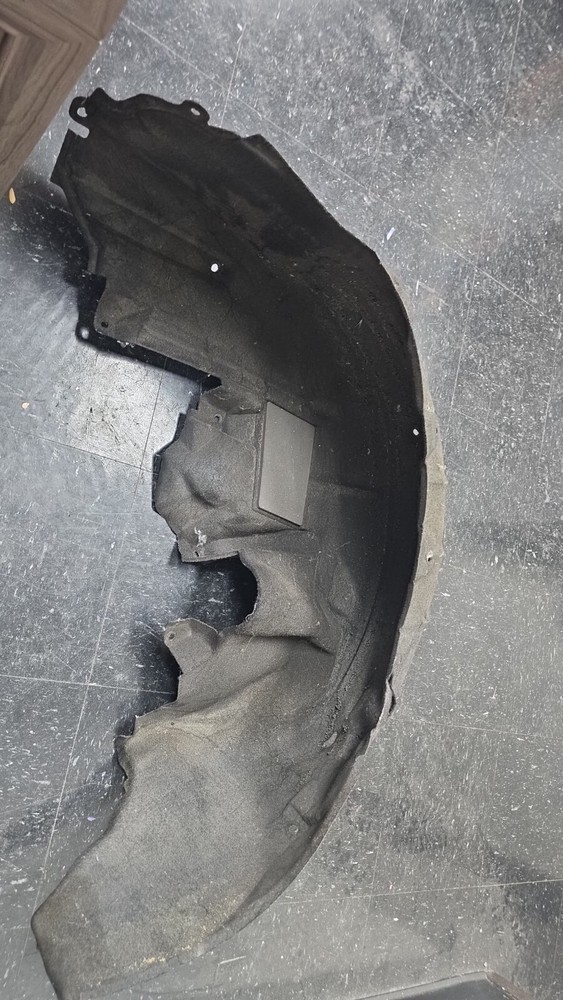 2012 Lexus is250 Rear Right Wheel Well Splash Shield, Used, Black