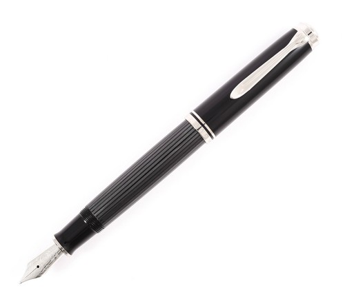 Pelikan M805 Stresemann Grey Striated Fountain Pen 18K (EF, F, M, B, BB) - 第 7/9 張圖片