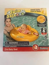 FLOAT WATERCRAFT TODDLERS BABIES 0 TO 1 YEAR NEW POOL RAFT RING BESTWAY YELLOW