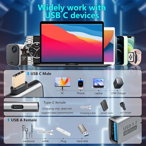 Typ C PD Datenübertragung USB 3.2 Ladegerät für iPhone, Samsung S23, S24 Laptop - Bild 11 von 12