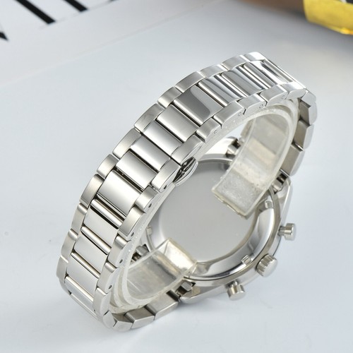 Corgeut Mens Watch full Steel Multifunction 24 Hours Chronograph Quartz Watch - Picture 11 of 19