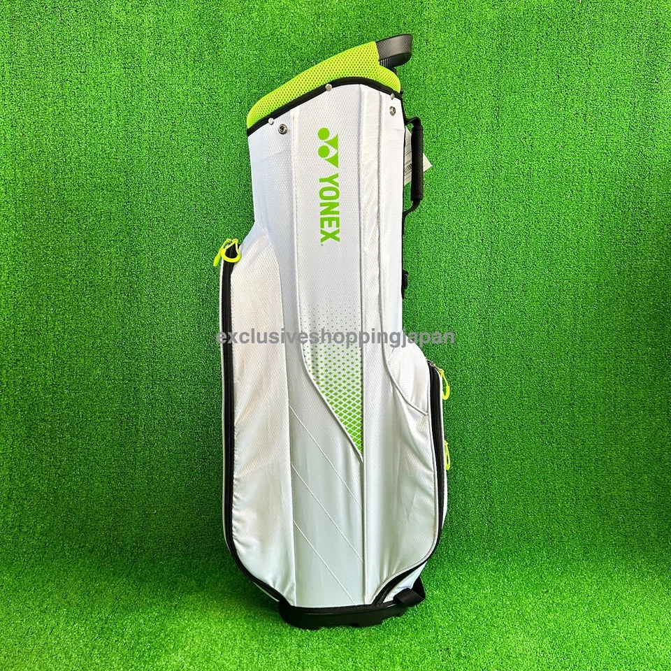 Yonex Golf Carry Bag 8.5 x 46" 1.6kg Lightweight Compact White Green 2023 New - Image 3 of 4