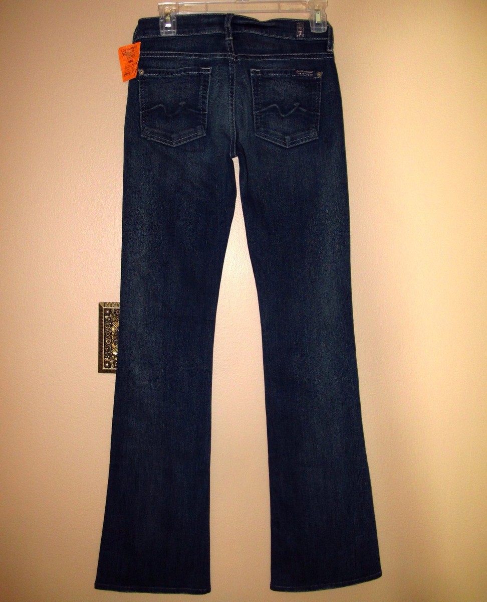 New $165 For All Mankind Original Bootcut Womens Jeans Medium SAMPLE 24