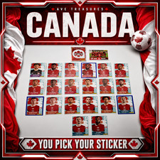 2026 100% Authentic Panini FIFA World Cup Canada Stickers — You Pick