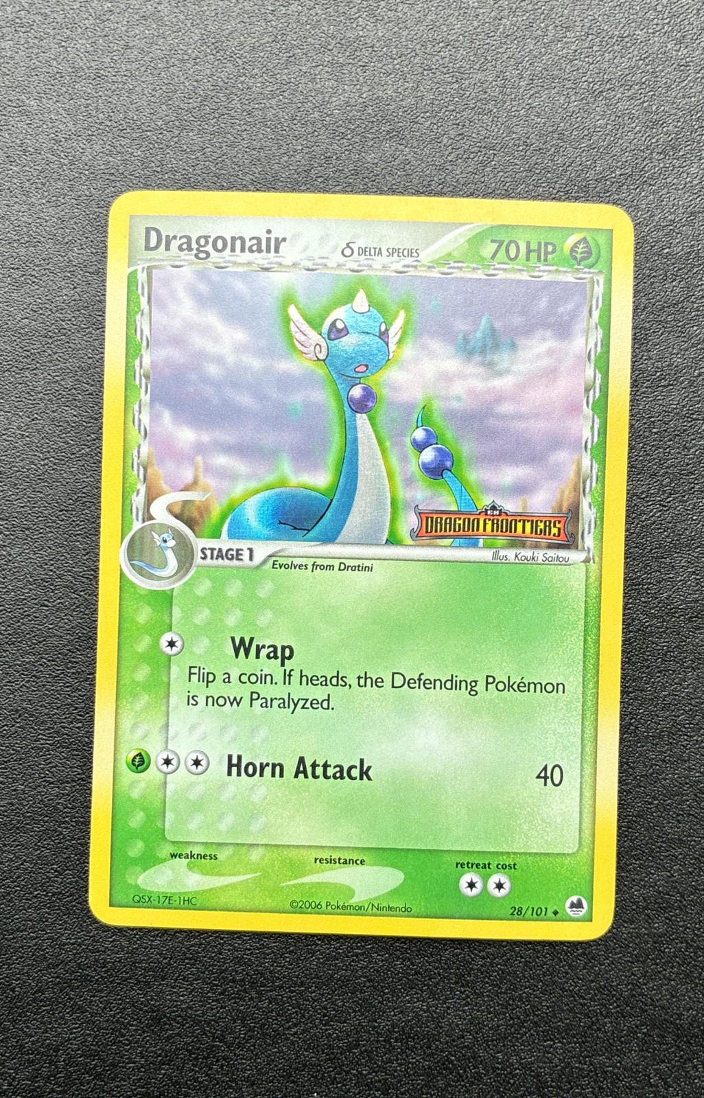 Dragonair (Delta Species) 28/101 Dragon Frontiers Reverse Holo