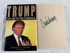 Product Image: Trump : The Art of the Comeback by Donald J. Trump (1997, Hardcover) HAND SIGNED