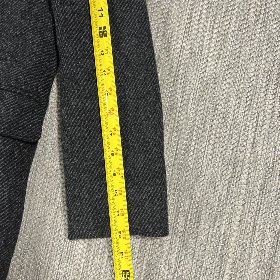 Rag & Bone Blazer Men's 38 Charcoal Gray Heavy Wool Made in USA Sport Coat - Image 4 of 4