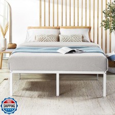 Best Price Mattress 16 Inch Metal Platform Bed Frame, Heavy Duty