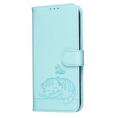 Handyhülle für Redmi Note 15 Pro 15 14 13 12 11 10 9 8 Katze Prägung Wallet Case
