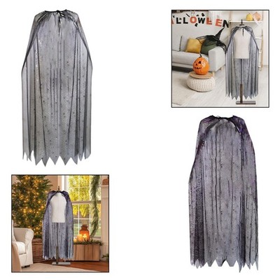 Hexenumhang Kostüm aus Leinwand d'Spinne für Halloween,