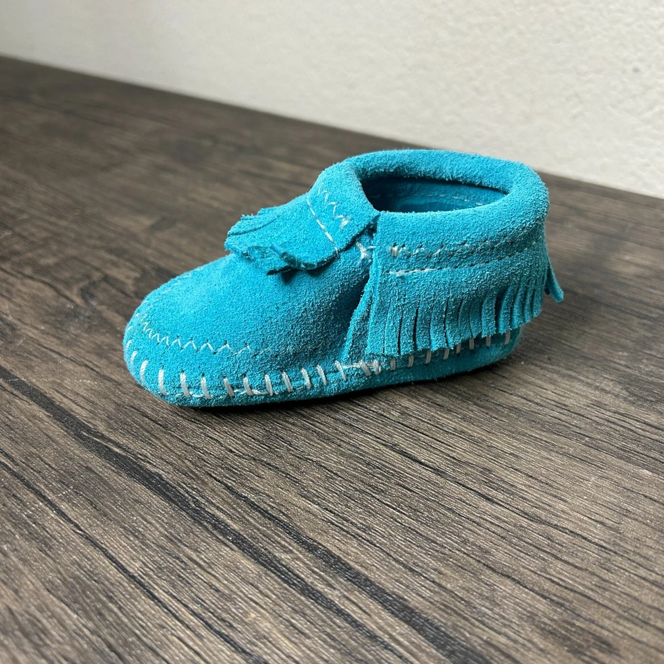 MINNETONKA Infantes Riley Botín 262079 Mocasines Talla 2 3915 Foto 3 de 4