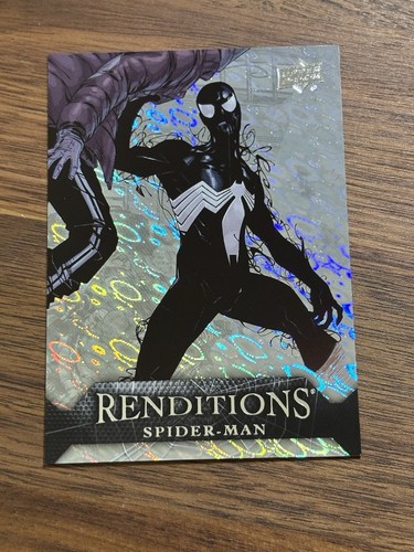 2024 UD Marvel Spider-Man Renditions Tombstone White /35 Spider-Man #10 SSP - Bild 1 von 2