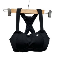 Brooks running women  s High Impact Juno Sports Bra black padded size 32D