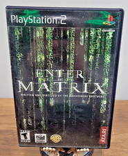 PlayStation 2 PS2 Enter the Matrix - NO MANUAL *Tested & Works*