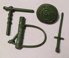 Vintage Lot 1990 Sewer Samurai Leonardo Weapons/Accessories TMNT Ninja Turtles