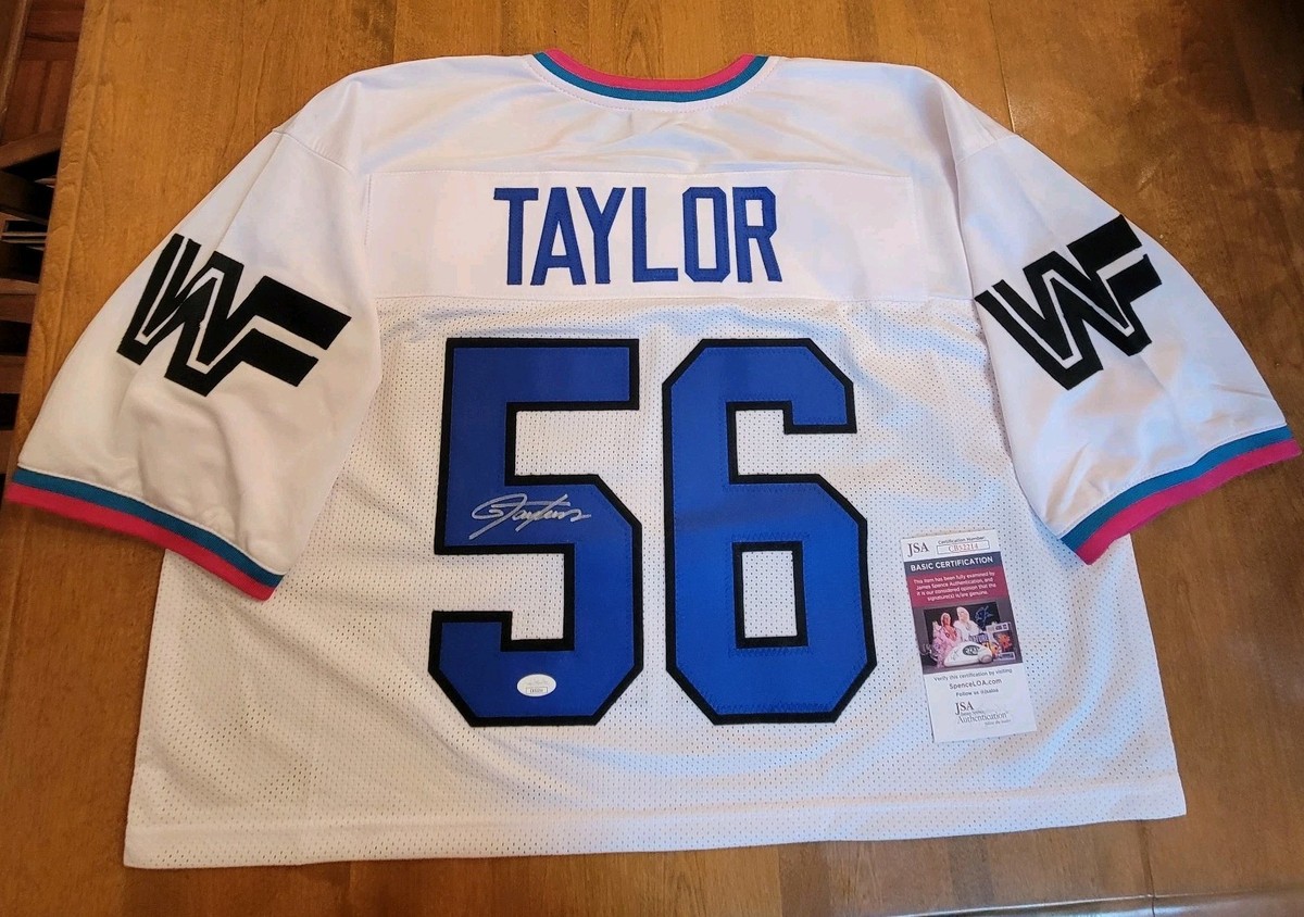 Lawrence Taylor WWF/WWE Wrestlemania Autographed Jersey JSA COA