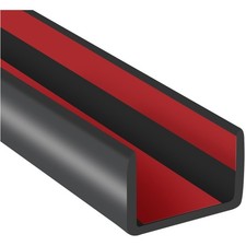 Flexible EPDM Rubber Edge Trim - Self-Adhesive 3/4" U Channel Protective Gasket