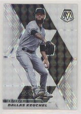 2021 Panini Mosaic White Mosaic Prizm 14/25 Dallas Keuchel #121 2l4