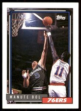 1992-93 Topps - Manute Bol #175 Gold