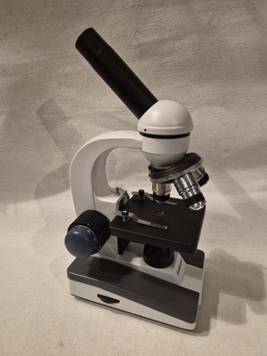 AmScope Student Microscope Powers On
