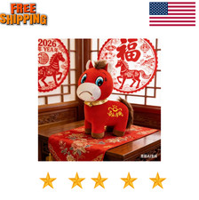 Year of The Horse 2026 Plush,Funny Crying Horse Plushie Figurine 
