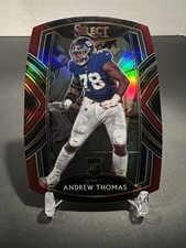 !!!    ANDREW THOMAS  SELECT  REFRACTOR  ROOKIE  FOOTBALL CARD $$