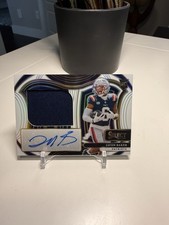 2024 Select Football JAVON BAKER Jumbo Rookie Signature Swatch White RPA #9/75