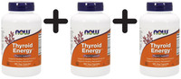 3 X NOW Foods Thyroid Energy - 180 Vcaps (157,31 Eur/Kg)